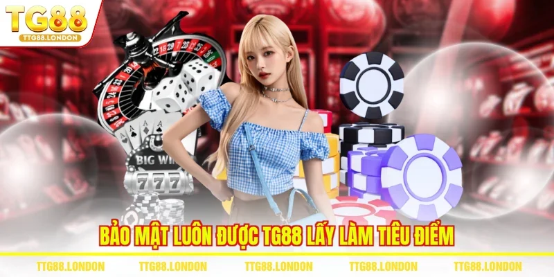 Bảo mật luôn được TG88 lấy làm tiêu điểm
